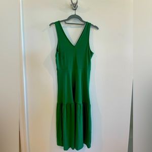 Banana Republic Green Tier Knit Midi Dress - Petite